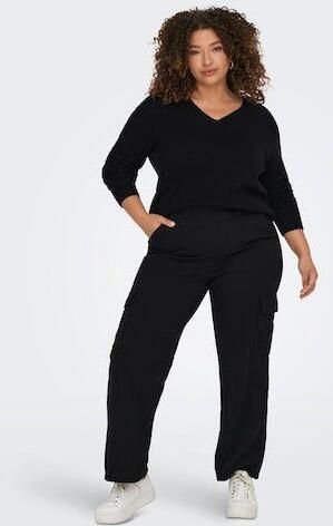 ONLY CARMAKOMA Trui met V-hals CARMARGARETA LS PULLOVER KNT NOOS - Foto 5