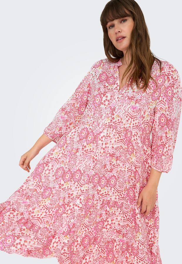 ONLY CARMAKOMA Tuniekjurk CARMILANA 3 4 DRESS WVN NOOS - Foto 6