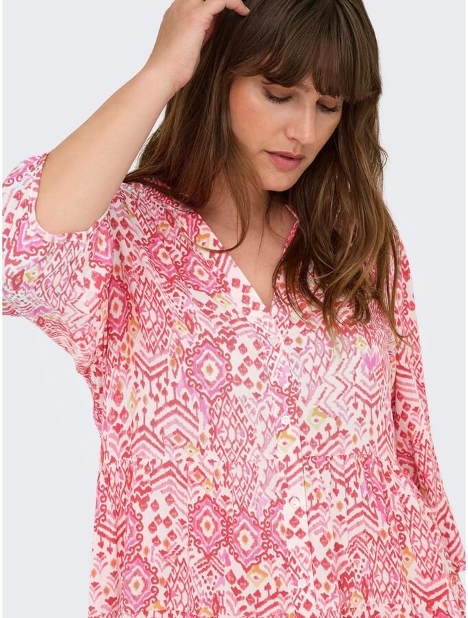 ONLY CARMAKOMA Tuniekjurk CARMILANA 3 4 DRESS WVN NOOS