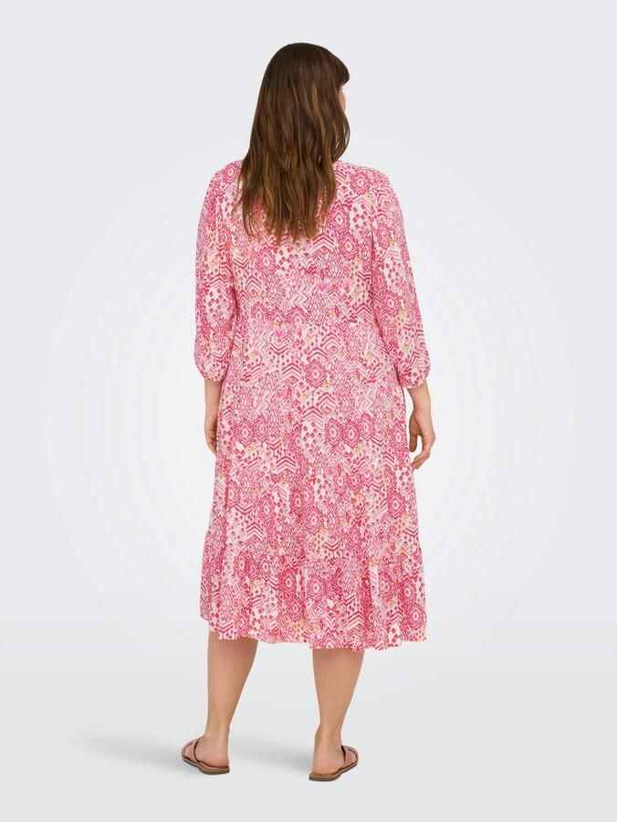 ONLY CARMAKOMA Tuniekjurk CARMILANA 3 4 DRESS WVN NOOS - Foto 2