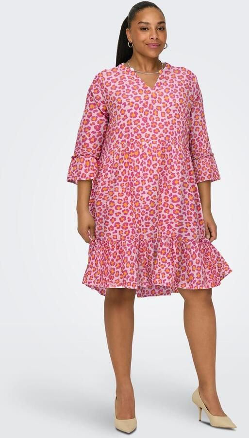 ONLY CARMAKOMA Tuniekjurk CARTHYRA LIFE PEPLUM DRESS WVN - Foto 2