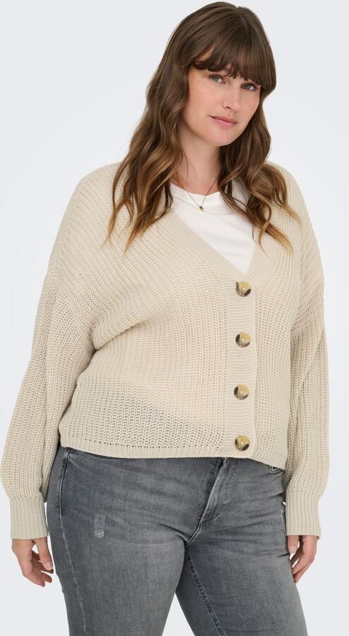 ONLY CARMAKOMA Vest CARCAROL NICE L S CARDIGAN KNT NOOS - Foto 6