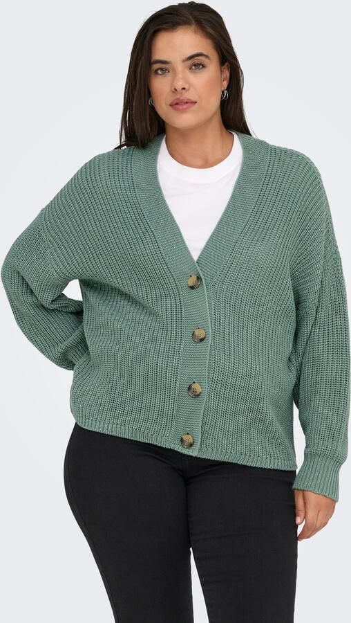 ONLY CARMAKOMA Vest CARCAROL NICE L S CARDIGAN KNT NOOS - Foto 5