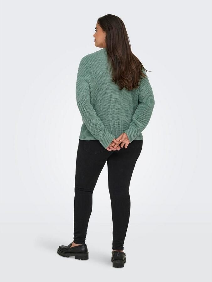 ONLY CARMAKOMA Vest CARCAROL NICE L S CARDIGAN KNT NOOS - Foto 4