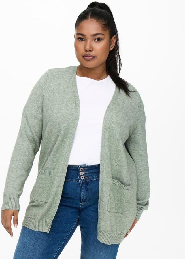 ONLY CARMAKOMA Vest CARESLY L S OPEN CARDIGAN NOOS KNT - Foto 7