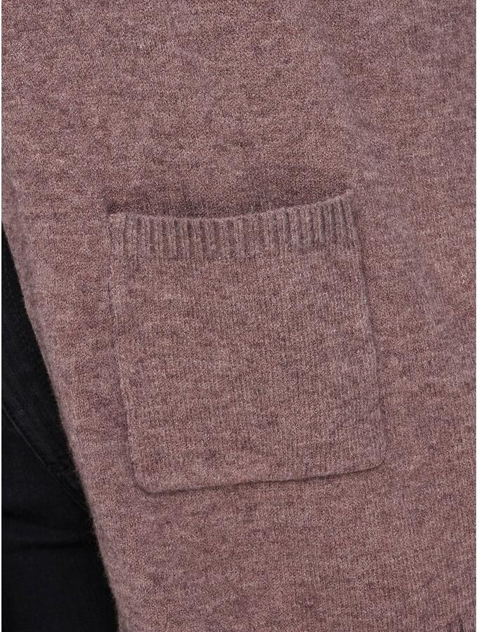 ONLY CARMAKOMA PLUS SIZE gebreid jack in gemêleerde look