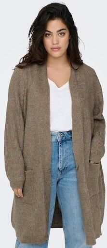 ONLY CARMAKOMA Vest CARJADE LS CARDIGAN KNT NOOS