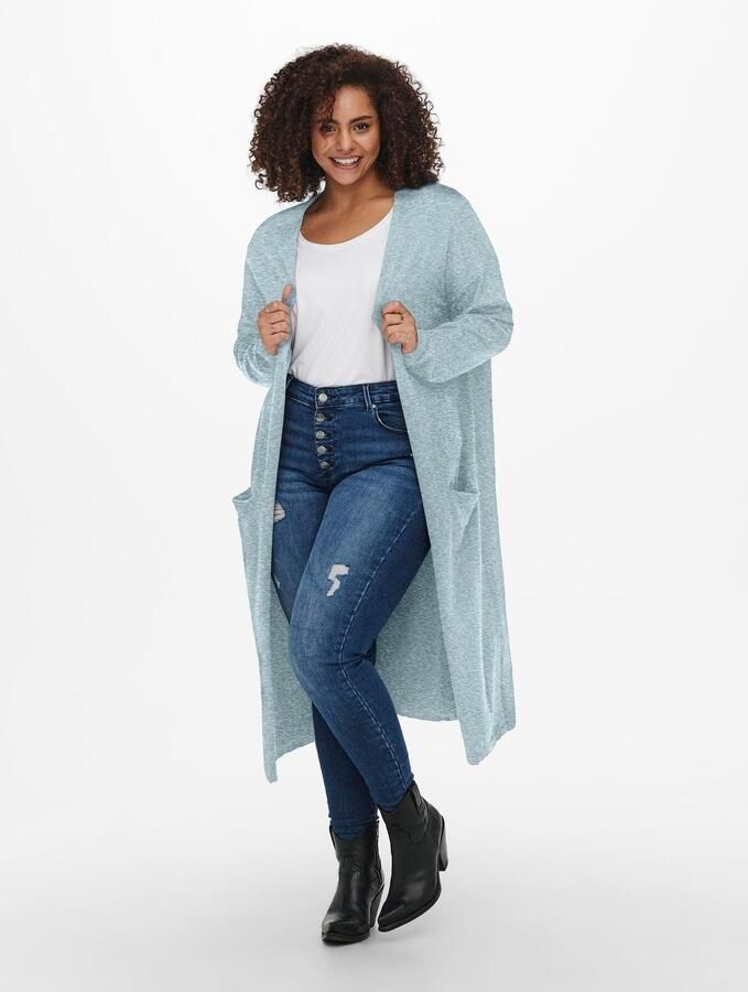 ONLY CARMAKOMA Vest CARNEW ESLY LS OPEN LONG CARDIGAN NP KNT - Foto 2