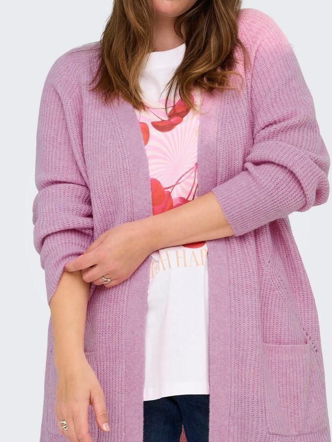 ONLY CARMAKOMA Vest CARWHITNEY LS CARDIGAN KNIT - Foto 2