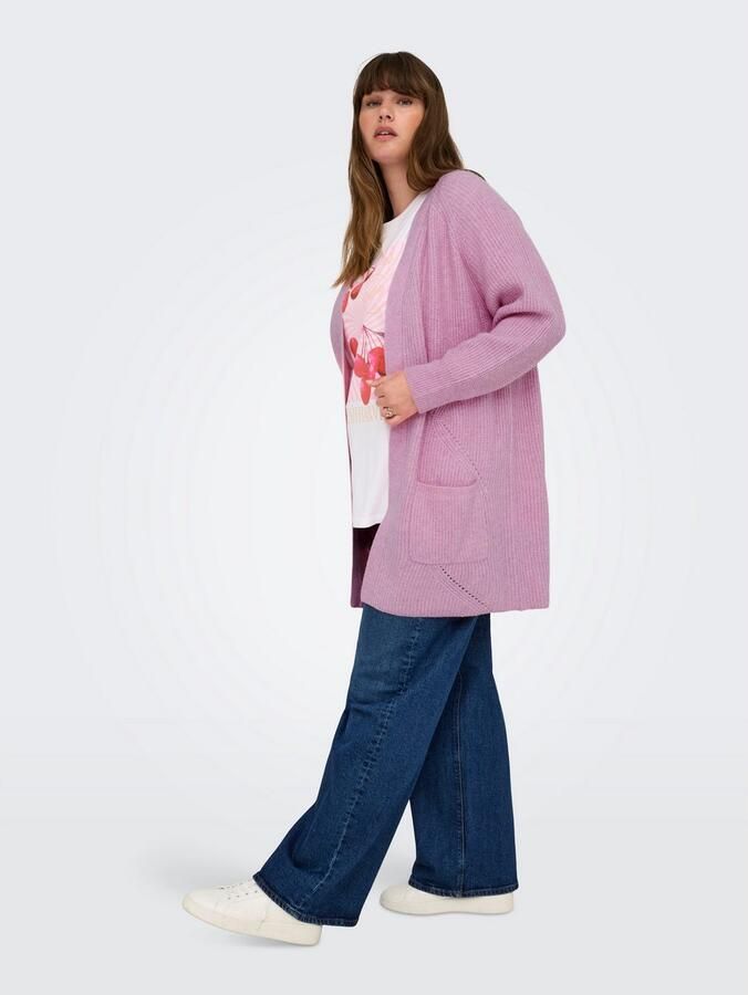 ONLY CARMAKOMA Vest CARWHITNEY LS CARDIGAN KNIT - Foto 3