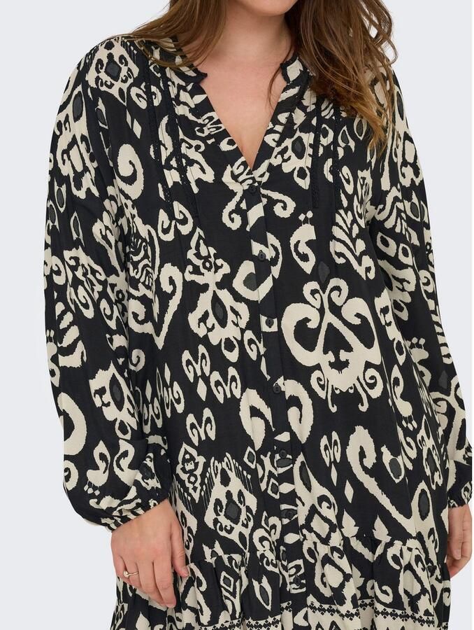 ONLY CARMAKOMA Zomerjurk CARAJA LS DRESS WVN NOOS