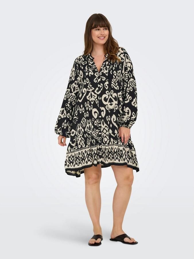 ONLY CARMAKOMA Zomerjurk CARAJA LS DRESS WVN NOOS - Foto 2