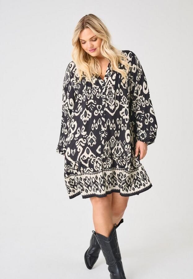 ONLY CARMAKOMA Zomerjurk CARAJA LS DRESS WVN NOOS - Foto 5