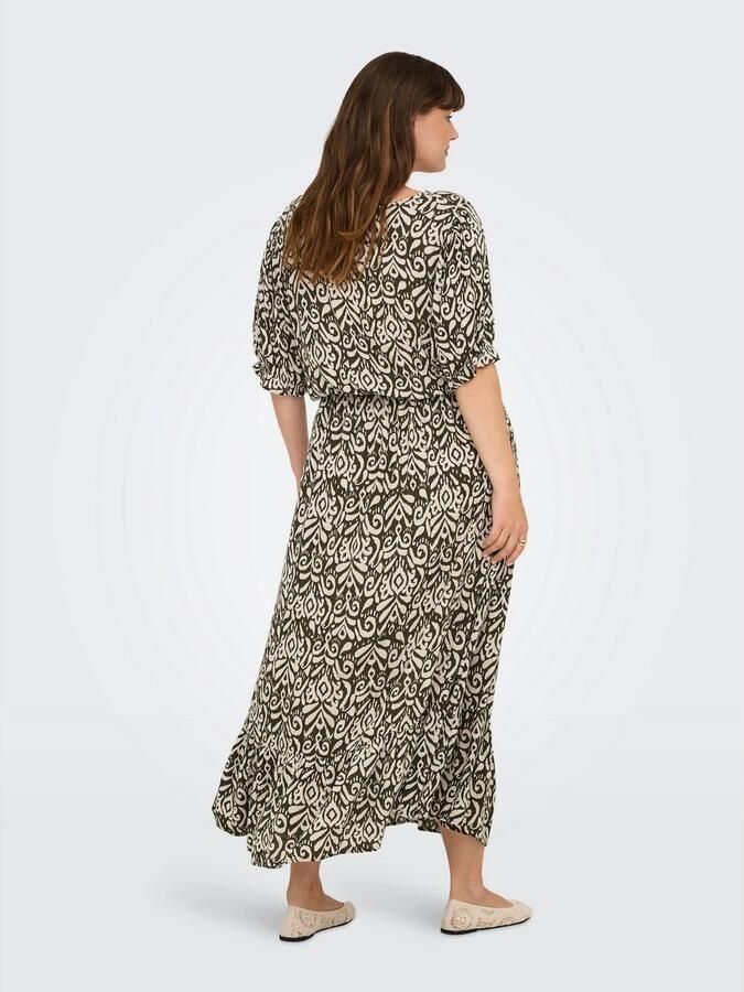 ONLY CARMAKOMA Zomerjurk CARCHIANTI S S CALF DRESS WVN NOOS - Foto 4