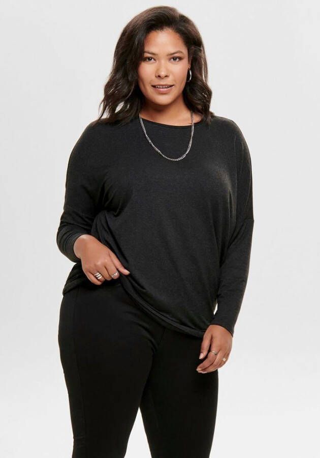 ONLY CARMAKOMA Shirt met lange mouwen CARCARMA L S LONG TOP NOOS