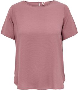 ONLY CARMAKOMA PLUS SIZE blouseshirt met ronde hals