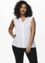 ONLY CARMAKOMA PLUS SIZE blouseshirt van viscose met V-hals model 'MUMI' - Thumbnail 2