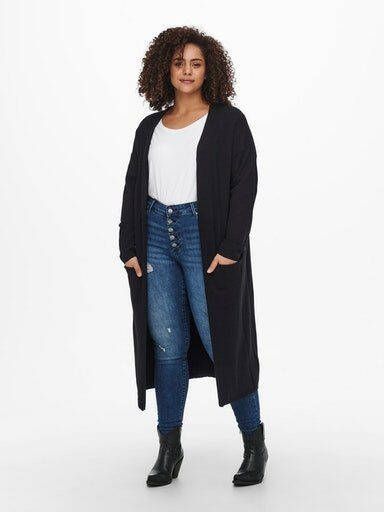 ONLY CARMAKOMA Vest CARNEW ESLY LS OPEN LONG CARDIGAN NP KNT