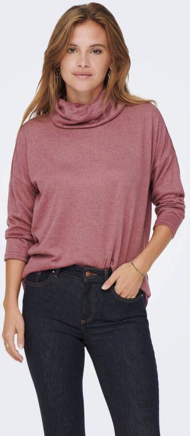 Only Coltrui ONLELCOS COWLNECK 4 5 SOLID TOP JRS