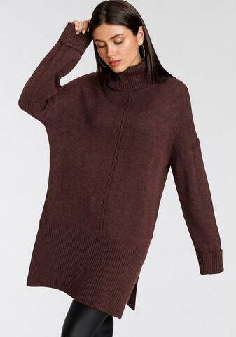 Only Coltrui ONLTATIANA L S ROLLNECK PULLOVER in oversized look