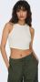 Only Slim fit korte tops van katoenmix model 'VILMA' - Thumbnail 2