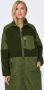 Only Onlohio Quilt MIX Fleece Coat CC OT: Winter Moss | Freewear Groen Green Dames - Thumbnail 2