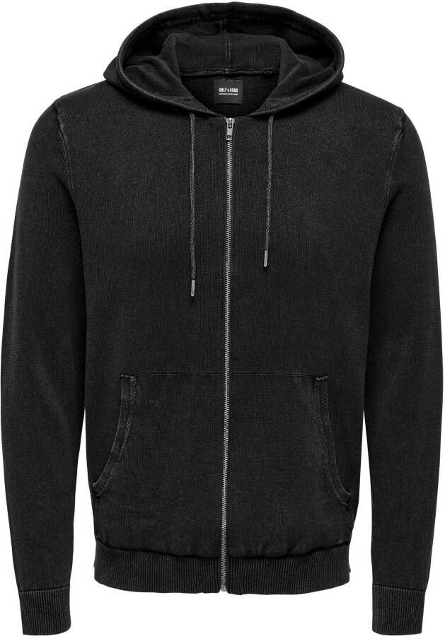 ONLY & SONS Capuchonvest OS ONSLIAM REG 12 WASH HOOD
