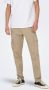 Only & Sons Casual Herenbroek met Zakken Beige Heren - Thumbnail 1