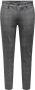 ONLY & SONS geruite slim fit pantalon ONSMARK limestone - Thumbnail 2