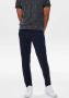 Only & Sons Marineblauwe Stretch Chinos Donkerblauw Blue Heren - Thumbnail 3