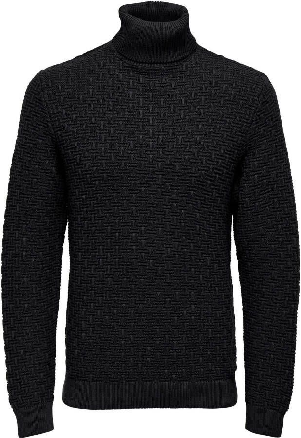 ONLY & SONS gebreide coltrui ONSKAY obsidian