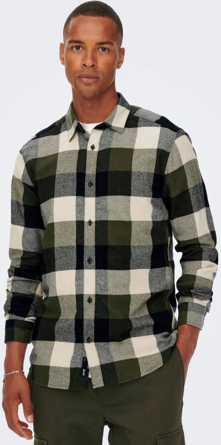 ONLY & SONS Geruit overhemd GUDMUND LIFE LS 3T CHECK SHIRT