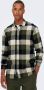 Only & Sons Groene Katoenen Overhemd met Lange Mouwen Green Heren - Thumbnail 2
