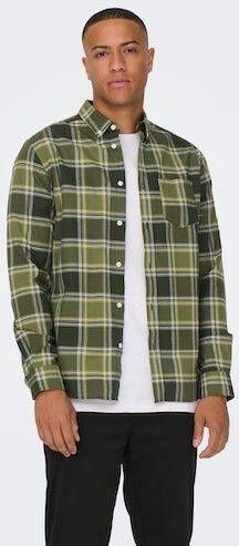 ONLY & SONS Geruit overhemd ONSALVARO LS OXFORD CHECK SHIRT 5979