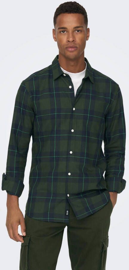 ONLY & SONS Geruit overhemd OS ONSARI SLIM CHECK SHIRT
