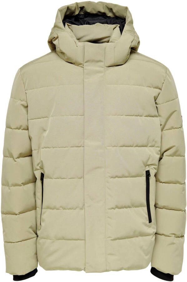 Only & Sons Down Jackets Beige Heren