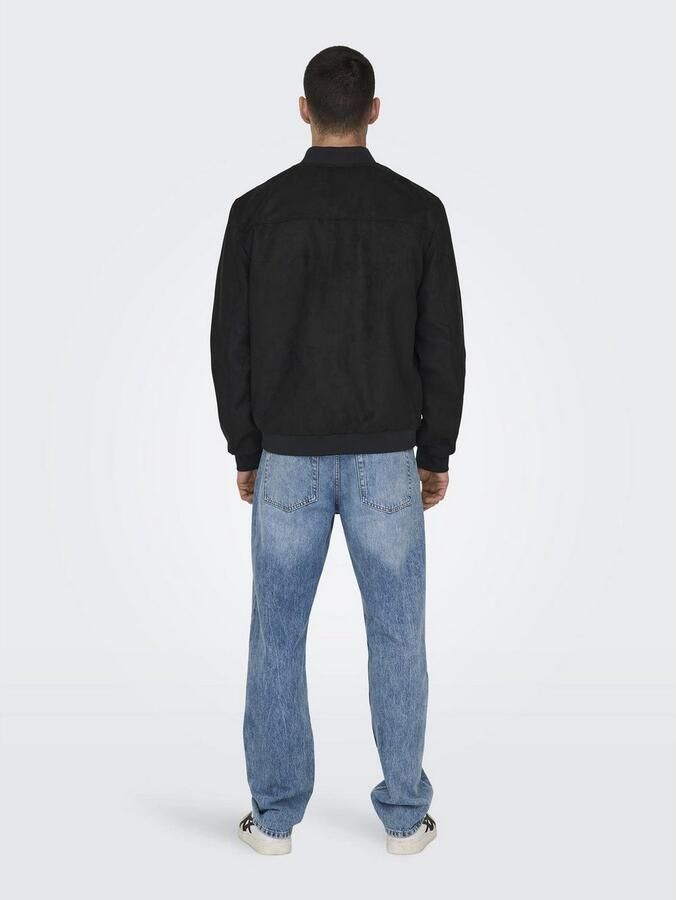 ONLY & SONS Bomberjack ONSLUCAS FAKE SUEDE BOMBER OTW - Foto 6