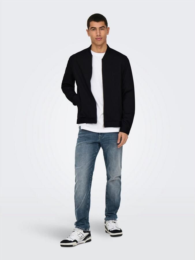 Only & Sons Sweatjack met opstaande kraag model 'MARK' - Foto 4