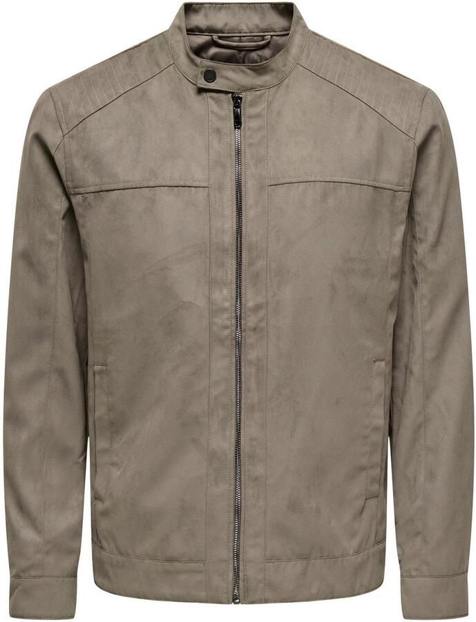 Only & Sons Regular fit jack in leerlook model 'MIKE' - Foto 5