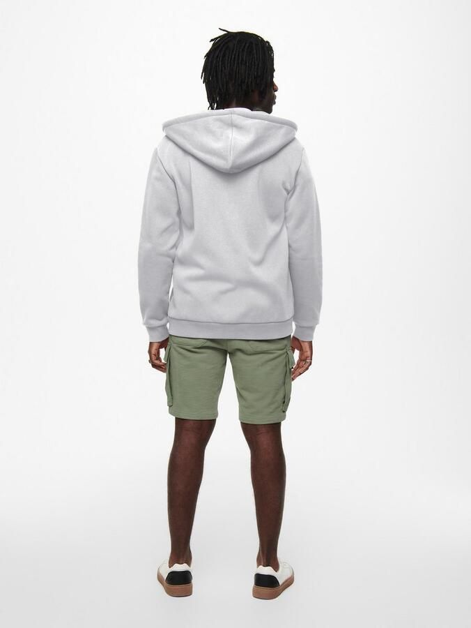 ONLY & SONS Capuchonsweatvest ONSCERES ZIP THR. HOODIE SWEAT NOOS