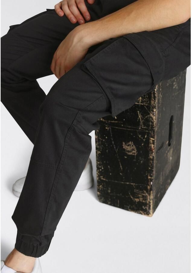 Only & Sons Cargobroek met elastische pijpboorden model 'CANS STAGE' - Foto 4