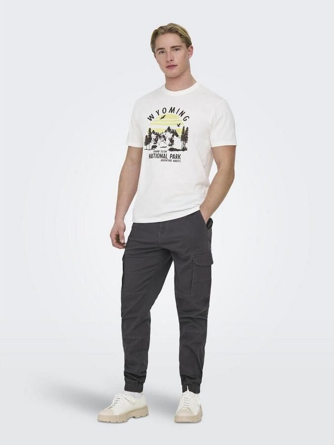 ONLY & SONS Cargobroek ONSCARTER LIFE CARGO CUFF 0013 PANT NOOS - Foto 3