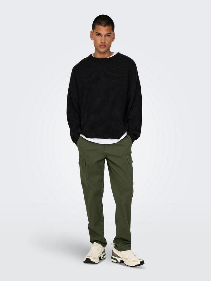 ONLY & SONS Cargobroek ONSNICKY CARGO STRAIGHT 0241 PANT NOOS - Foto 2
