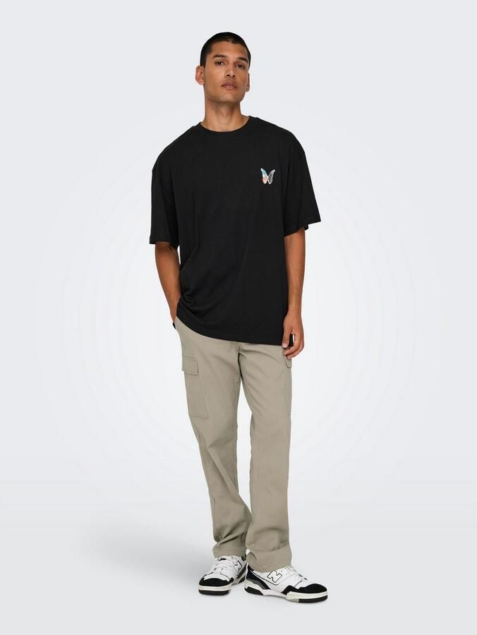 ONLY & SONS Cargobroek ONSNICKY CARGO STRAIGHT 0241 PANT NOOS - Foto 2