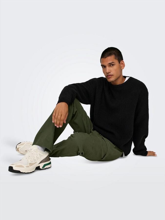 ONLY & SONS Cargobroek ONSNICKY CARGO STRAIGHT 0241 PANT NOOS - Foto 4