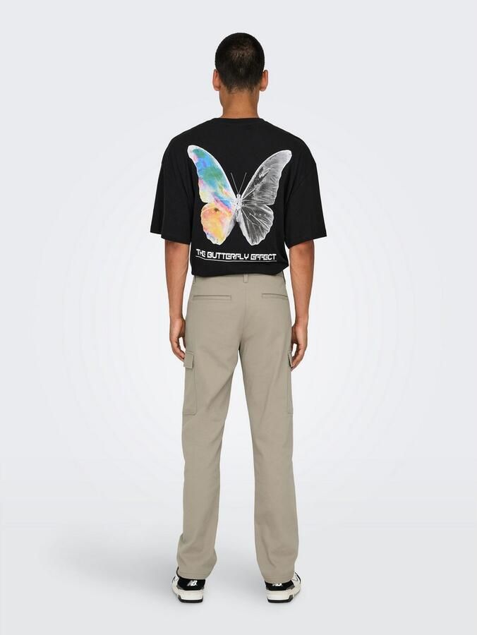 ONLY & SONS Cargobroek ONSNICKY CARGO STRAIGHT 0241 PANT NOOS - Foto 3