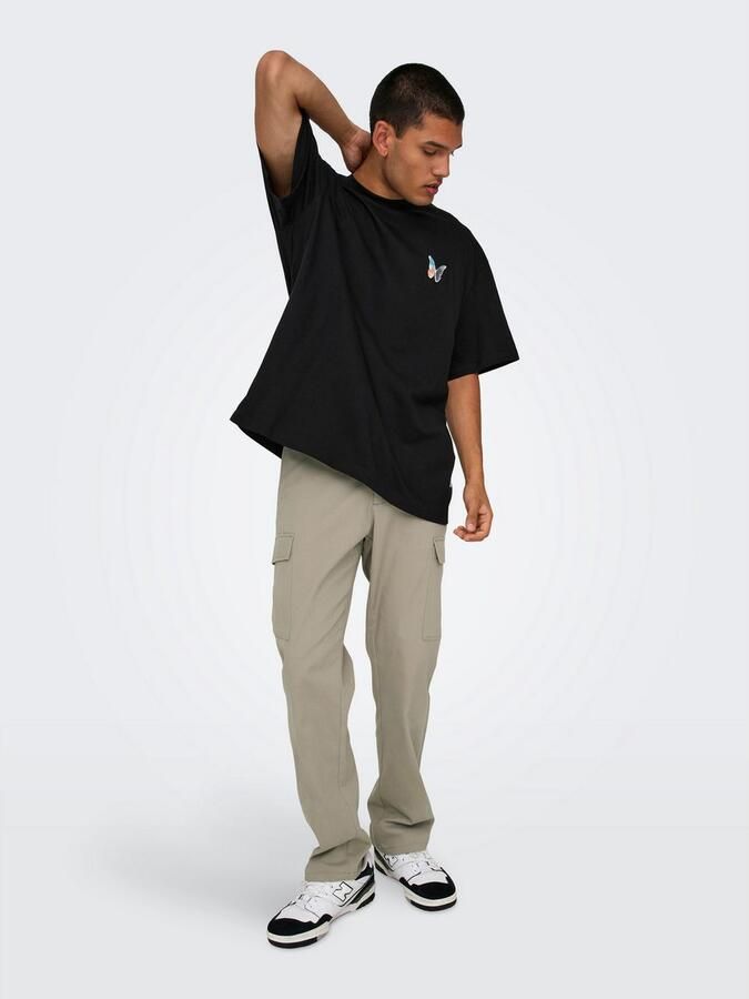 ONLY & SONS Cargobroek ONSNICKY CARGO STRAIGHT 0241 PANT NOOS - Foto 4