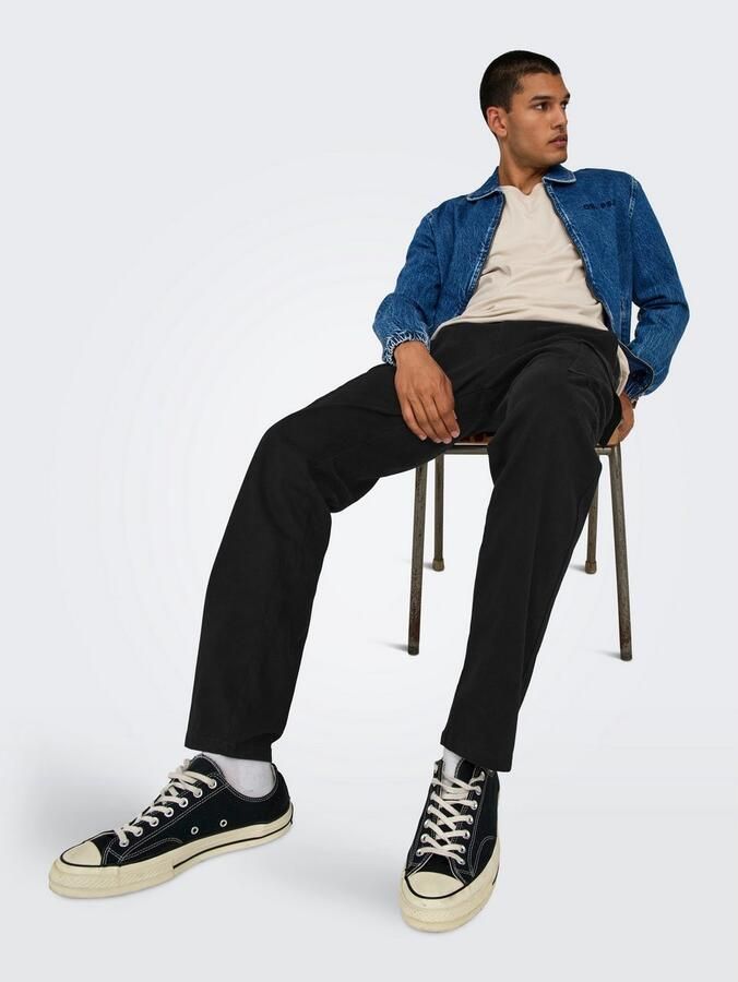 ONLY & SONS Cargobroek ONSNICKY CARGO STRAIGHT 0241 PANT NOOS - Foto 4