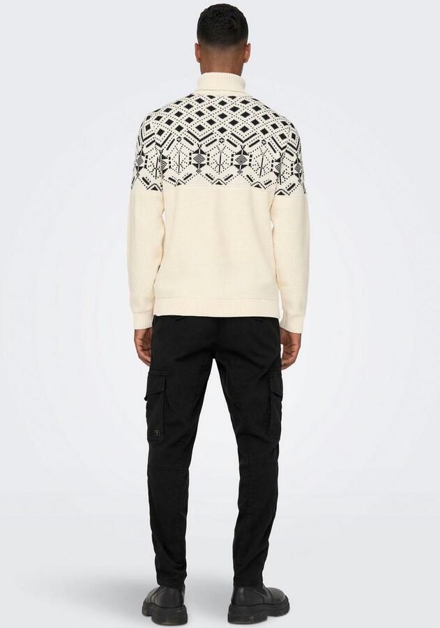 Only & Sons Tapered fit cargobroek met cargozakken - Foto 3