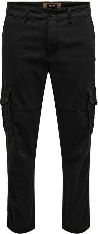 Only & Sons Tapered fit cargobroek met cargozakken - Foto 5